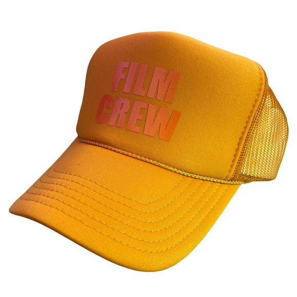 OTTO Accessories New Vintage Style Film Crew Yellow Orange Trucker